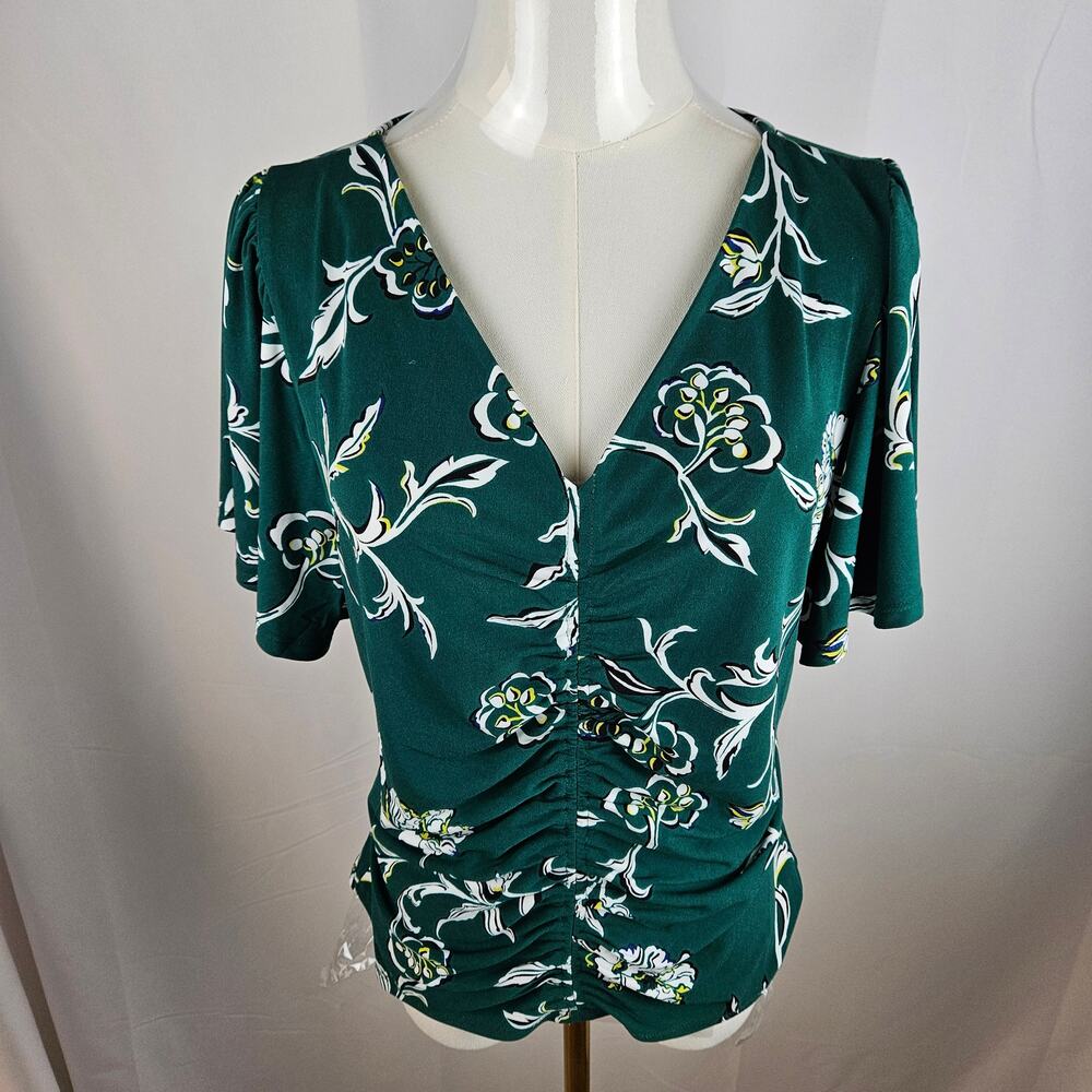 Women's White House Black Market Flair Sleeve Top, Size Med.